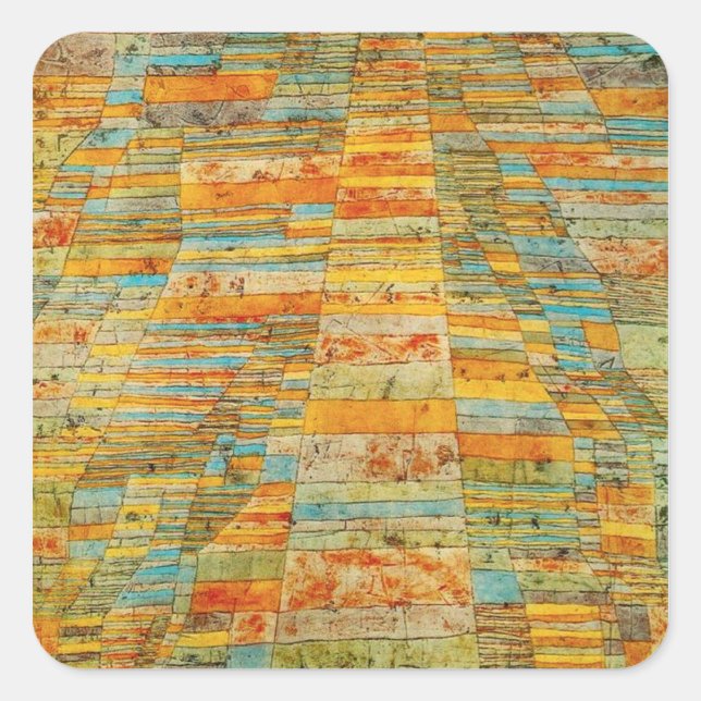 Paul Klee Highways and Byways Stickers (Front)