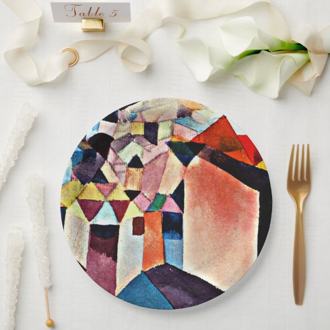 Paul Klee, Insight into a City, Paper Plates (Wedding)