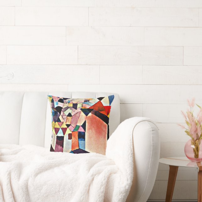 Paul Klee, Insight into a City, Throw Pillow (Couch)