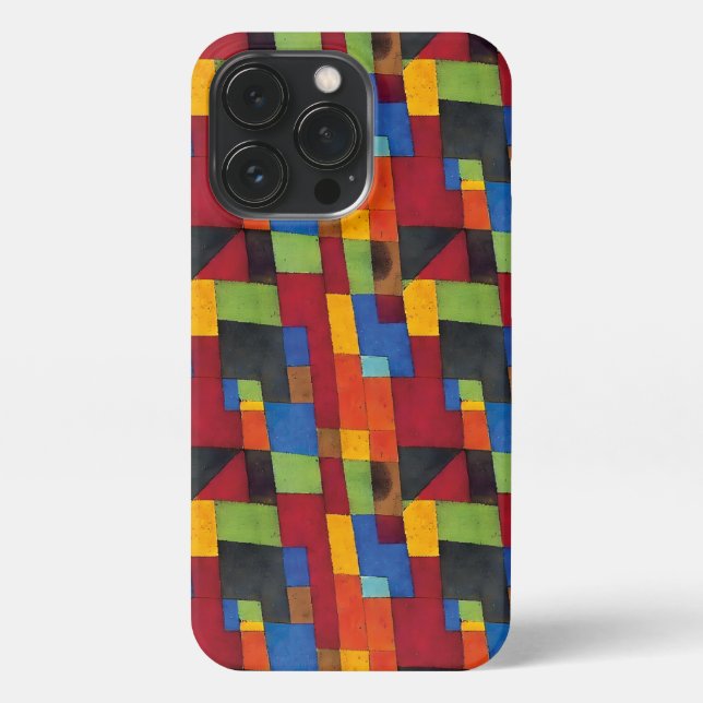 Paul Klee Inspired 11 iPhone Case (Back)