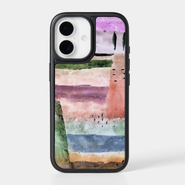 Paul Klee, Landscape with Poplars, Otterbox iPhone Case (Back)