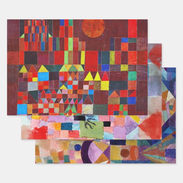 Paul Klee Landscape Wrapping Paper Sheets (Set)