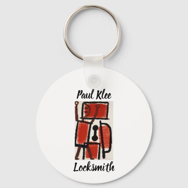 Paul Klee Locksmith Keychain (Front)