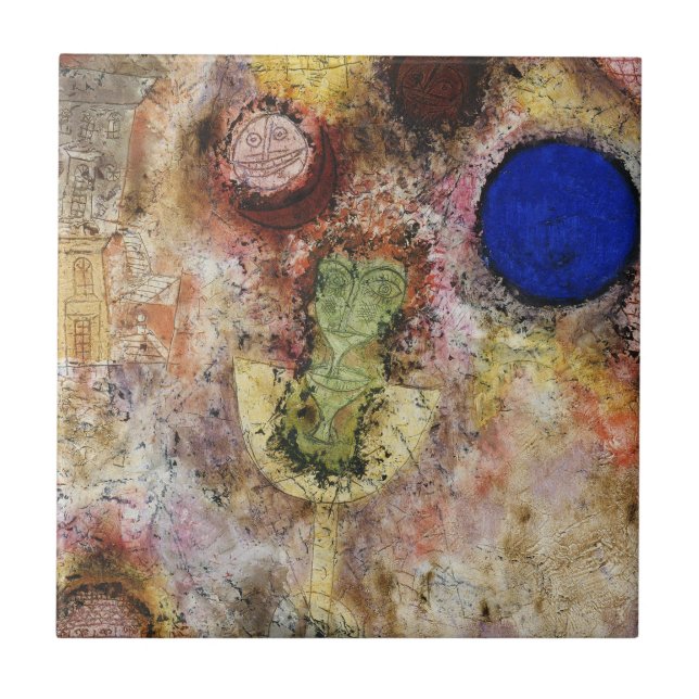 Paul Klee - Magic Garden Ceramic Tile (Front)