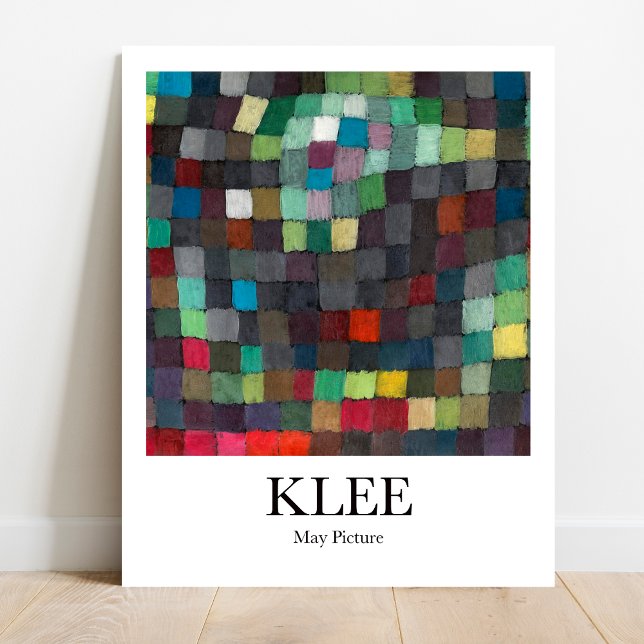 Paul Klee May Picture Poster (Klee's whimsical May Picture: Own this iconic surrealist masterpiece!)