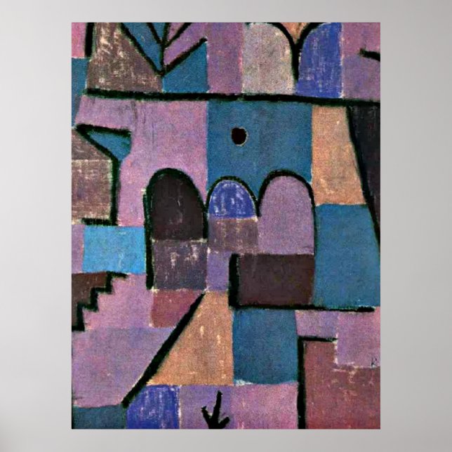 Paul Klee, Oriental Garden Poster (Front)