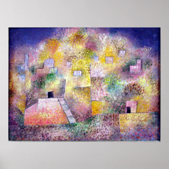 Paul Klee Oriental Pleasure Garden Poster | Zazzle