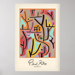 Paul Klee Park Bei Lu Colorful Abstract Landscape Poster