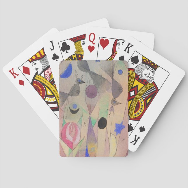 Paul klee Persian Nightingales Poker Cards (Back)