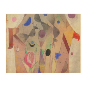Paul klee Persian Nightingales Wood Wall Art