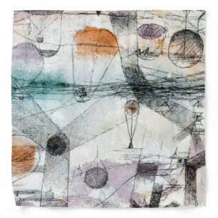 Paul Klee Plants Earth & Realm of the Air: Bauhaus Bandana