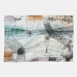 Paul Klee Plants Earth & Realm of the Air: Bauhaus Kitchen Towel