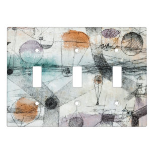 Paul Klee Plants Earth & Realm of the Air: Bauhaus Light Switch Cover