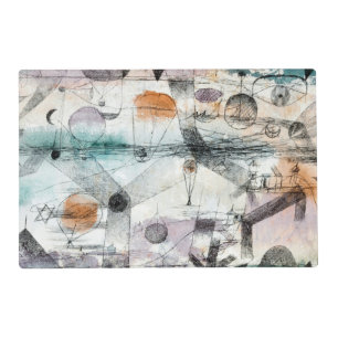 Paul Klee Plants Earth & Realm of the Air: Bauhaus Placemat