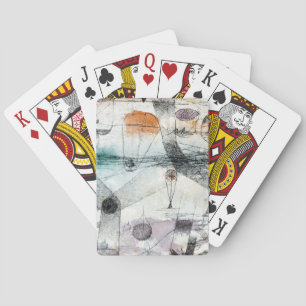 Paul Klee Plants Earth & Realm of the Air: Bauhaus Poker Cards