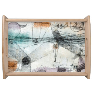 Paul Klee Plants Earth & Realm of the Air: Bauhaus Serving Tray