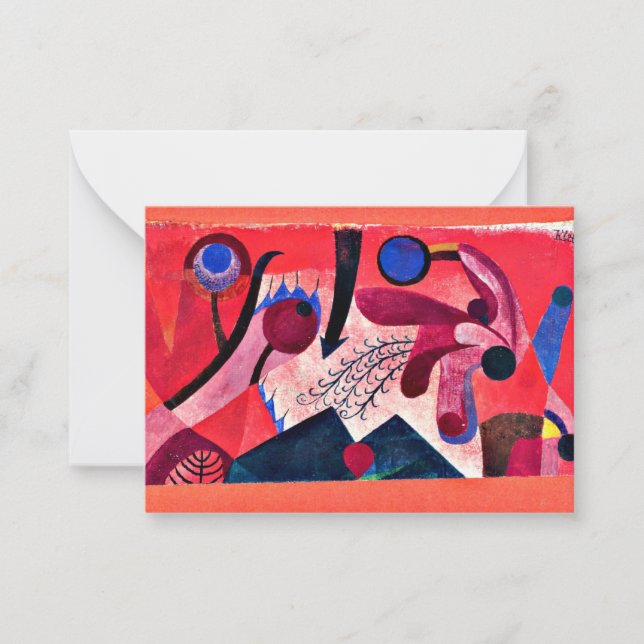 Paul Klee - Poisonous Berries Note Card (Front)