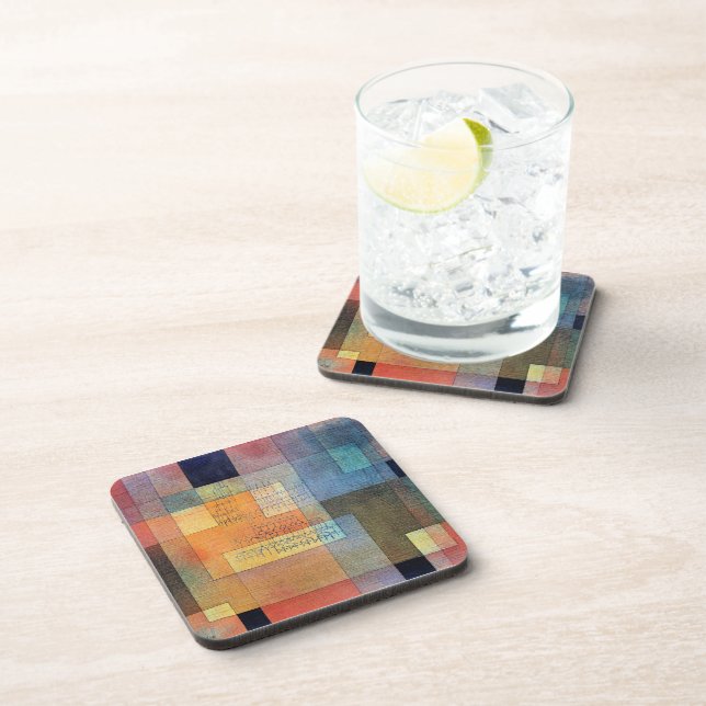 Paul Klee, Polyphonic Architecture, Beverage Coaster (Right Side)