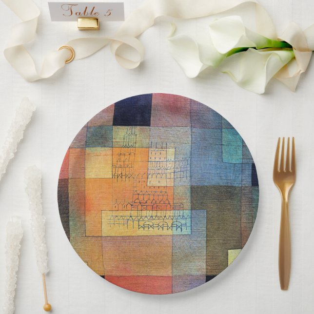 Paul Klee, Polyphonic Architecture, Paper Plates (Wedding)