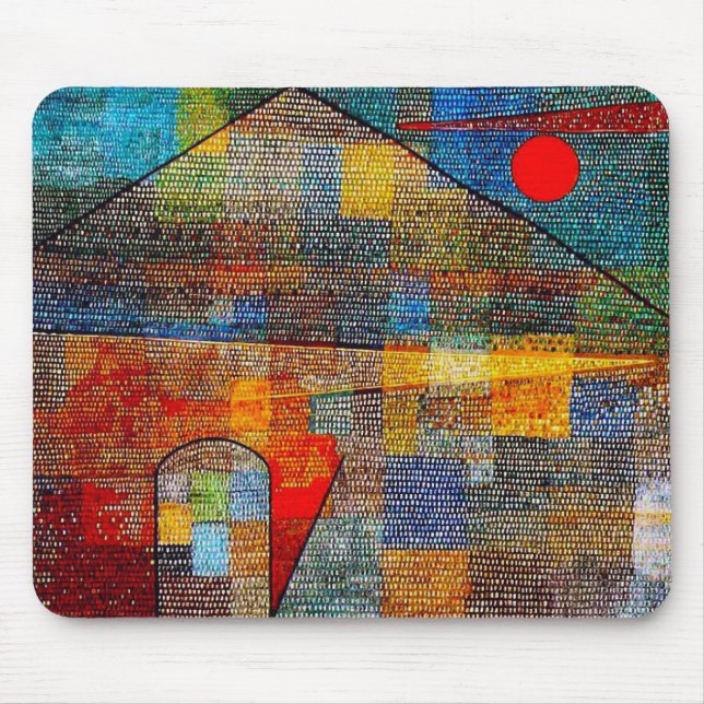 Paul Klee , "Polyphony2" Mouse Pad (Front)
