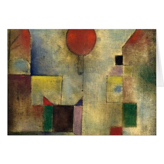 Paul Klee Red Balloon (Front Horizontal)