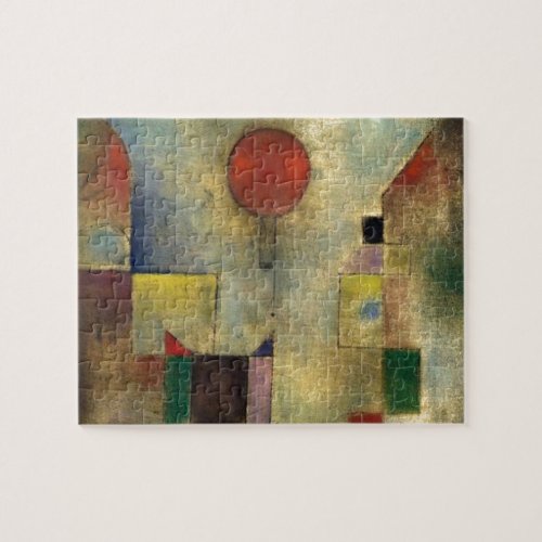Paul Klee Red Balloon Abstract Art Painting Jigsaw Puzzle