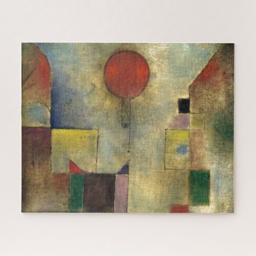 Paul Klee Red Balloon Abstract Art Painting Jigsaw Puzzle