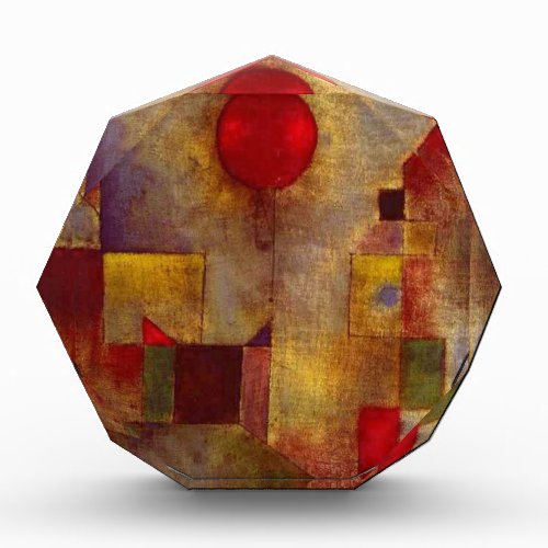 Paul Klee Red Balloon Abstract Colorful Art  Acrylic Award