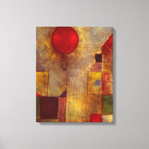 Paul Klee Red Balloon Abstract Colorful Art Canvas Print