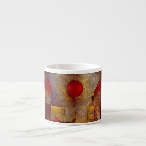 Paul Klee Red Balloon Abstract Colorful Art  Espresso Cup