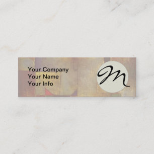 Paul Klee Red Balloon Abstract Colorful Art Mini Business Card