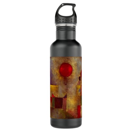 Paul Klee Red Balloon Abstract Colorful Art  Stainless Steel Water Bottle