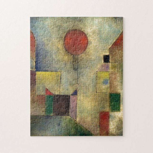 Paul Klee Red Balloon Abstract Painting Jigsaw Puzzle (Vertical)