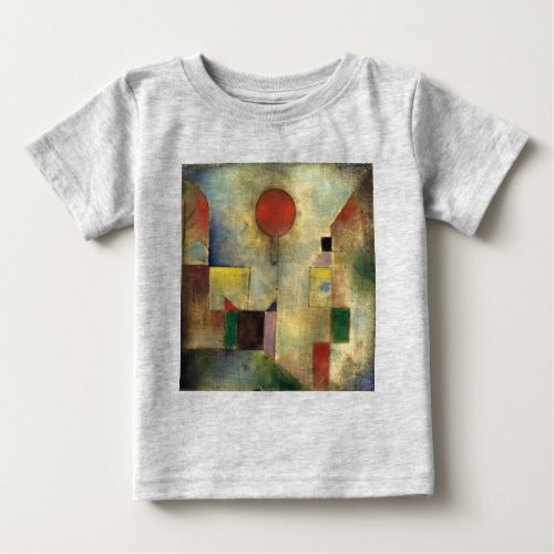 Paul Klee Red Balloon Baby T_Shirt