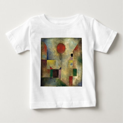 Paul Klee Red Balloon Baby T_Shirt