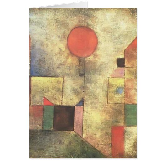 Paul Klee: Red Balloon Cards (Front)