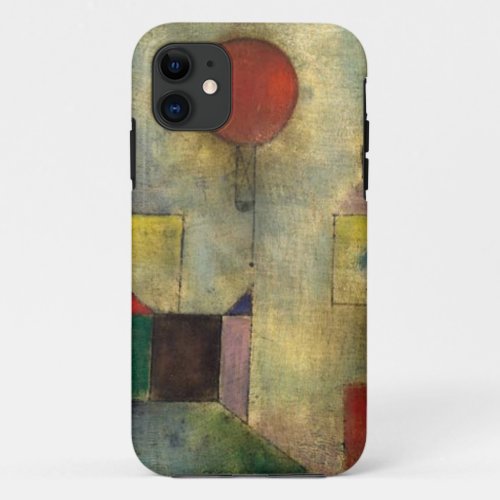 Paul Klee Red Balloon iPhone 11 Case