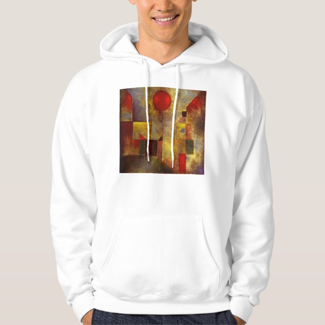 Paul Klee Red Balloon Hoodie (Front)