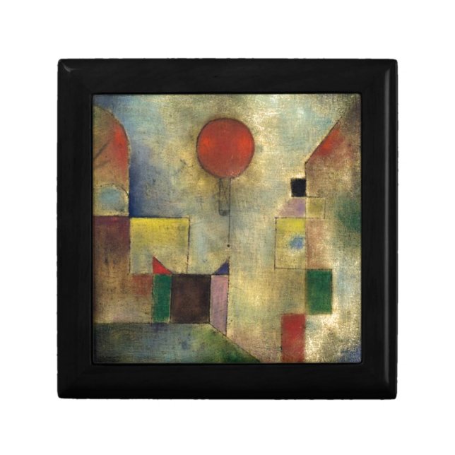 Paul Klee Red Balloon Jewelry Box (Front)