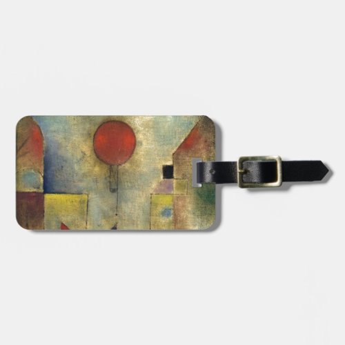 Paul Klee Red Balloon Luggage Tag