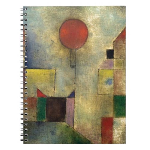 Paul Klee Red Balloon Notebook