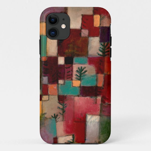 Paul Klee "Red Green and Violet Yellow Beat" Case-Mate iPhone Case (Back)