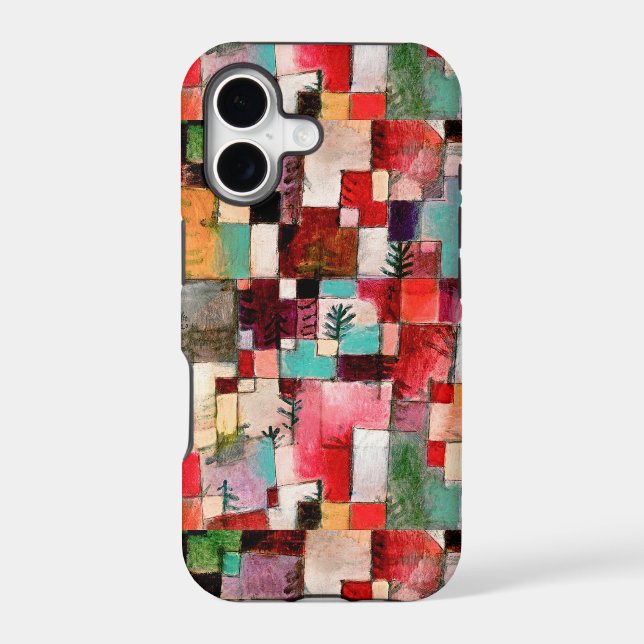 Paul Klee Rhythms Abstract iPhone Case (Back)