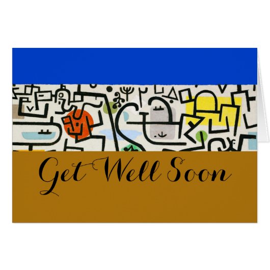 Paul Klee Rich Harbor Abstract Expressionism (Front Horizontal)