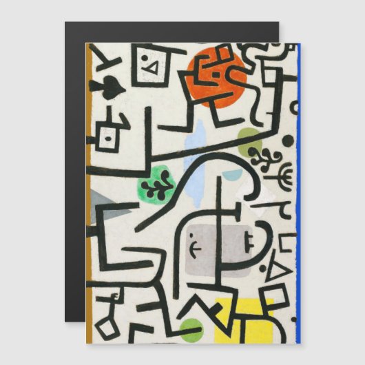 Paul Klee Rich Harbor Abstract Expressionism (Front/Back)