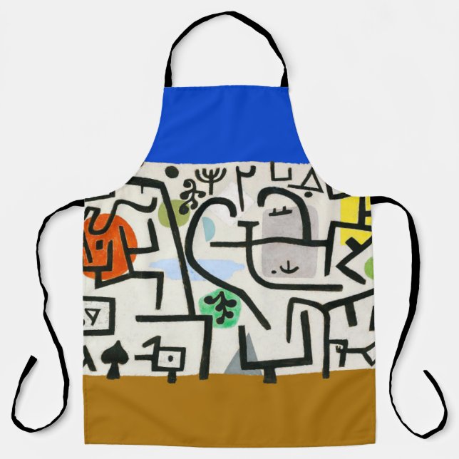 Paul Klee Rich Harbor Abstract Expressionism Apron (Front)
