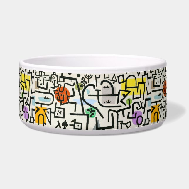 Paul Klee Rich Harbor Abstract Expressionism Bowl (Front)