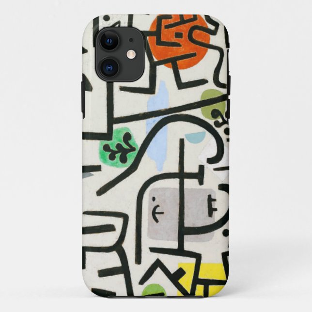 Paul Klee Rich Harbor Abstract Expressionism Case-Mate iPhone Case (Back)