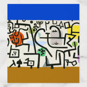 Paul Klee Rich Harbor Abstract Expressionism Envelope Liner