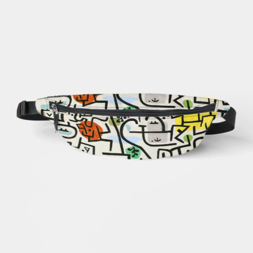 Paul Klee Rich Harbor Abstract Expressionism Fanny Pack